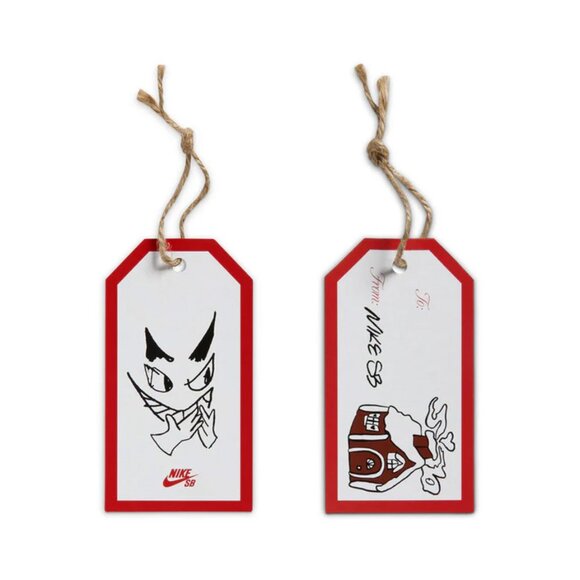 Nike SB Dunk Low Dark Smoke Grey Campfire Orange KRAMPUS DUNK Mens 10 2025 NEW - Picture 14 of 16